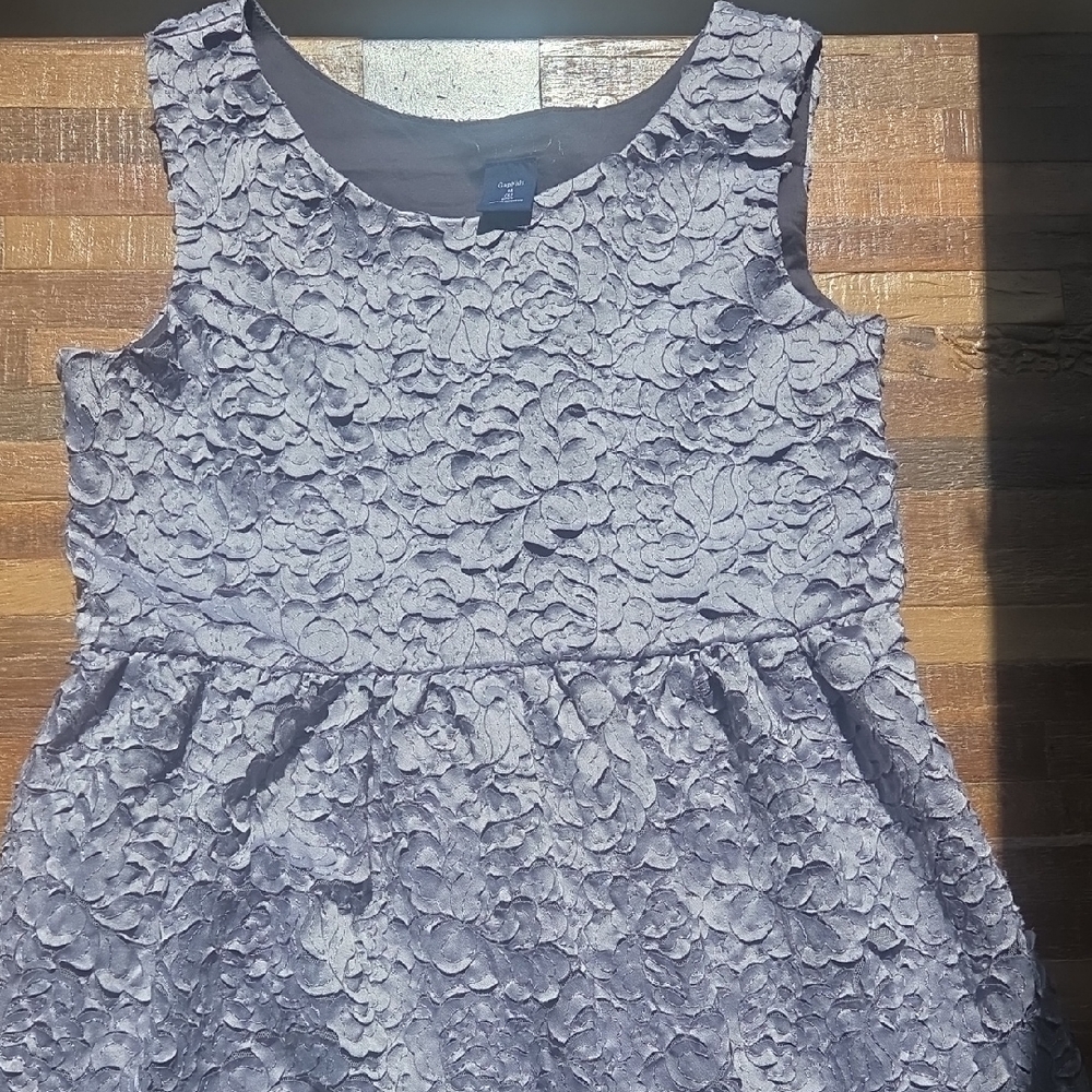 GAP Textured Gray Kids Dress